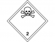 9: Gefahrgutschild Klasse 2.3 - Giftige Gase