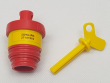 1: Swivel Sperrkappe für die Gewinde E27 und E33 