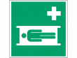 13: Krankentrage (Rettungsschild / Erste-Hilfe-Schild gemäß ISO 7010, ASR A1.3)