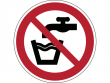 5: Verbotsschild - Kein Trinkwasser (gemäß DIN EN ISO 7010, ASR A1.3)